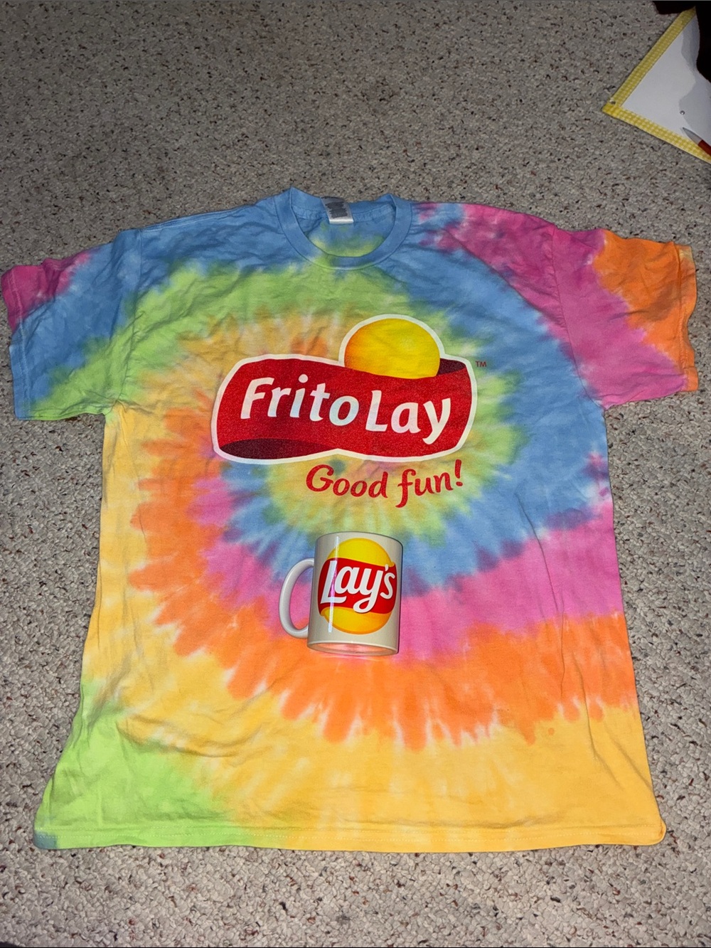 Frito-Lay Tie-Dye Short Sleeve Tee & mug
